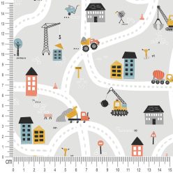 Pretty Fabrics Construction PUL Fabric Textile - (Pre-Order)