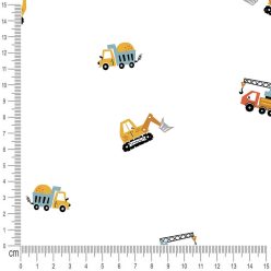 Pretty Fabrics Vehicles 3 PUL Fabric Textile - (Pre-Order)