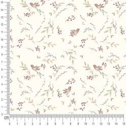 Pretty Fabrics Birds 1 PUL Fabric Textile - (Pre-Order)