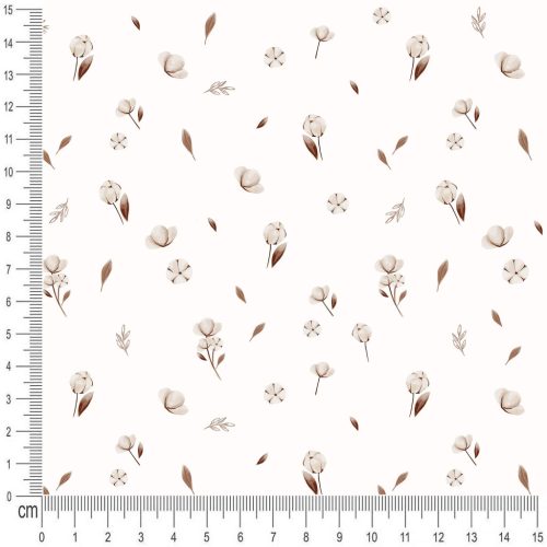 Pretty Fabrics Pamutvirág Prémium PUL Pelenka Mosipelus Méteráru Textil Kelme Anyag - 180g/m2