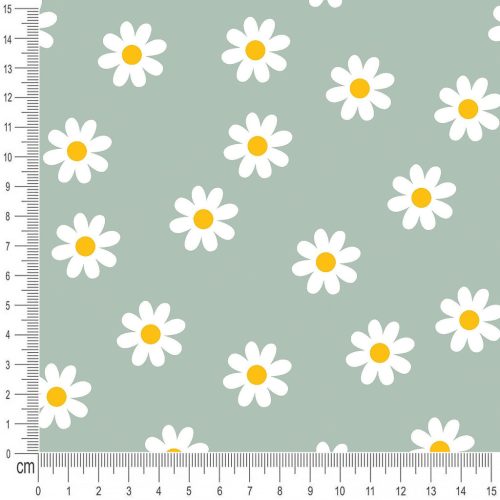 Pretty Fabrics Flowers 19 PUL Fabric Textile - (Pre-Order)