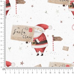 Pretty Fabrics Santa Claus Faux Leather Fabrics Textile Wholesale 600g/m2
