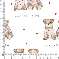 Pretty Fabrics Cuties Cotton Loopback French Terry Fabrics Textile Wholesale 300g/m2