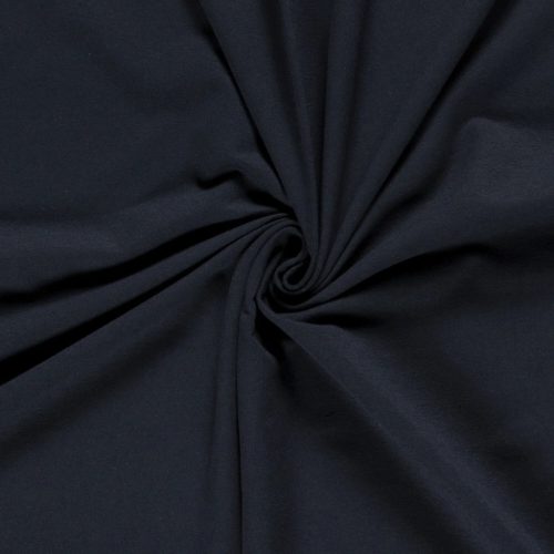 Pretty Fabrics Navy Kék Pamut Futter Szabadidő Méteráru Textil Kelme Anyag - 250g/m2