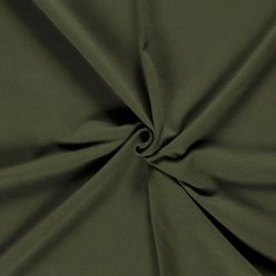 Pretty Fabrics Khaki Zöld Pamut Futter Szabadidő Méteráru Textil Kelme Anyag - 250g/m2