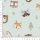 Pretty Fabrics Erdei Állatok Prémium Pamutszövet Méteráru Textil Kelme Anyag - 150g/m2