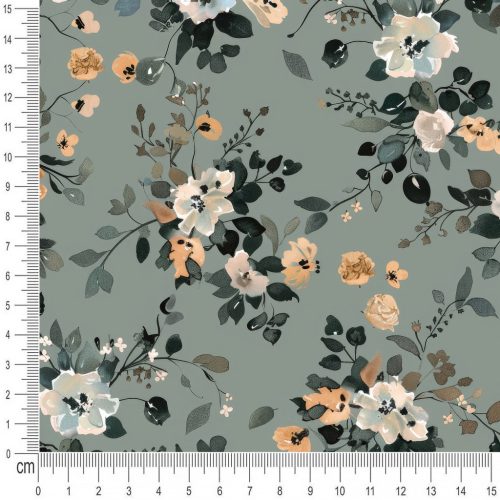 Pretty Fabrics Botanic Garden 11 Cotton French Terry Fabric Textile - (Pre-Order)
