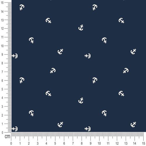 Pretty Fabrics Anchors 1 Cotton French Terry Fabric Textile - (Pre-Order)