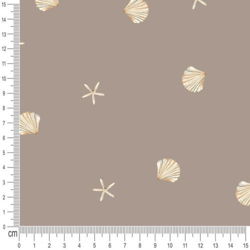 Pretty Fabrics Shells 1 Cotton French Terry Fabric Textile - (Pre-Order)