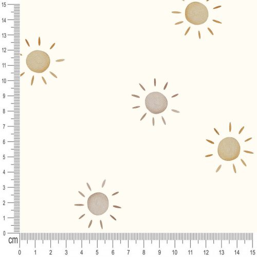 Pretty Fabrics Sun Cotton French Terry Fabric Textile - (Pre-Order)