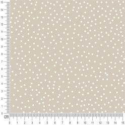 Pretty Fabrics Dots 7 Cotton French Terry Fabric Textile - (Pre-Order)