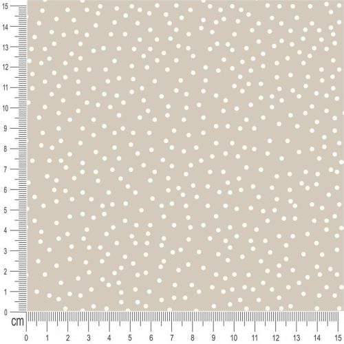 Pretty Fabrics Dots 7 Cotton French Terry Fabric Textile - (Pre-Order)