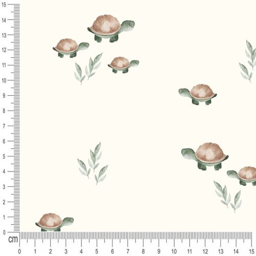 Pretty Fabrics Turtles 1 Cotton French Terry Fabric Textile - (Pre-Order)