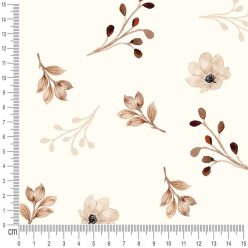 Pretty Fabrics Flowers 16 Cotton French Terry Fabric Textile - (Pre-Order)
