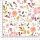 Pretty Fabrics Flowers 20 Cotton French Terry Fabric Textile - (Pre-Order)