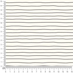 Pretty Fabrics Stripes 1 Cotton Canvas Fabric Textile - (Pre-Order)