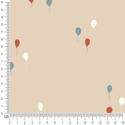 Pretty Fabrics Balloon 2 Cotton Canvas Fabric Textile - (Pre-Order)