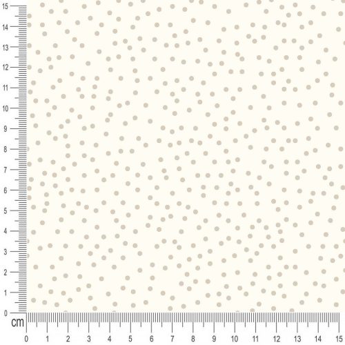 Pretty Fabrics Dots 8 Cotton Canvas Fabric Textile - (Pre-Order)