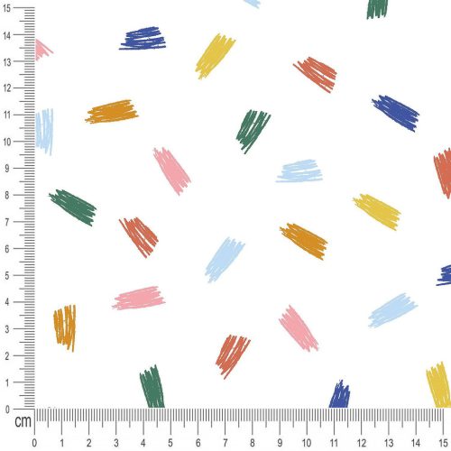 Pretty Fabrics Colours 1 Cotton Canvas Fabric Textile - (Pre-Order)