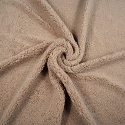 Pretty Fabrics Barna Báránybunda Sherpa Anyag - 280g/m2