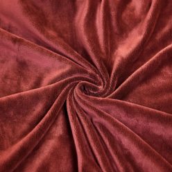 Pretty Fabrics Ketchup Solid Smooth Minky Fleece Fabric Textile - (Pre-Order)