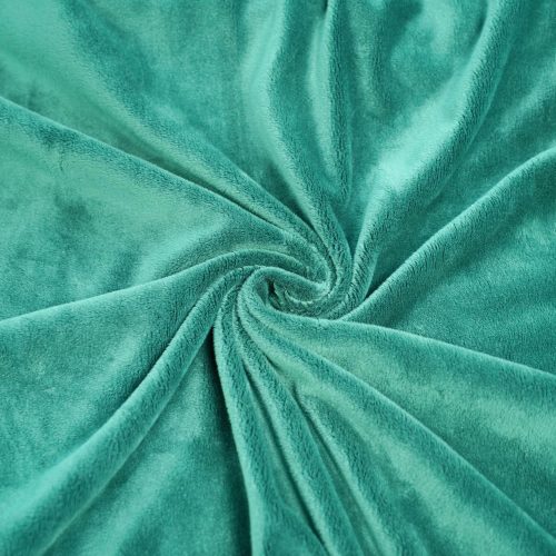 Pretty Fabrics Azure Green Solid Smooth Minky Fleece Fabric Textile - (Pre-Order)
