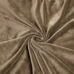 Pretty Fabrics Almondine Solid Smooth Minky Fleece Fabric Textile - (Pre-Order)