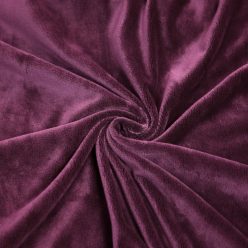 Pretty Fabrics Grape Wine Solid Smooth Minky Fleece Fabric Textile - (Pre-Order)