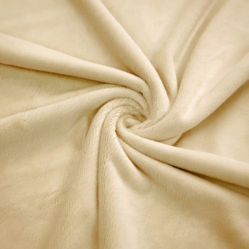 Pretty Fabrics Banana Cream Solid Smooth Minky Fleece Fabric Textile - (Pre-Order)