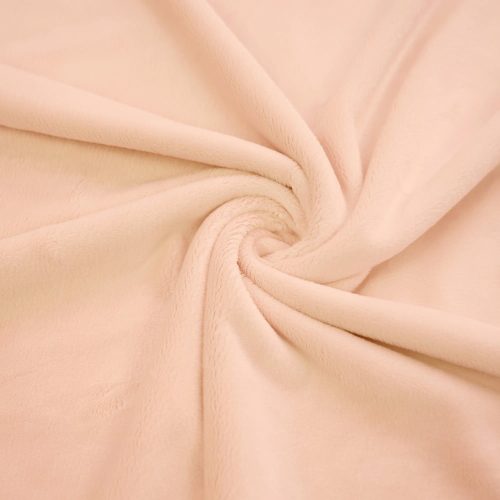 Pretty Fabrics Pale Dogwood Solid Smooth Minky Fleece Fabric Textile - (Pre-Order)