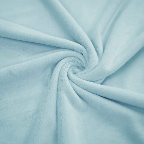Pretty Fabrics Light Blue Solid Smooth Minky Fleece Fabric Textile - (Pre-Order)