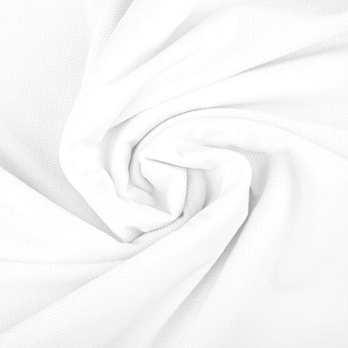 Pretty Fabrics Fehér Bársony Velvet Anyag - 220g/m2