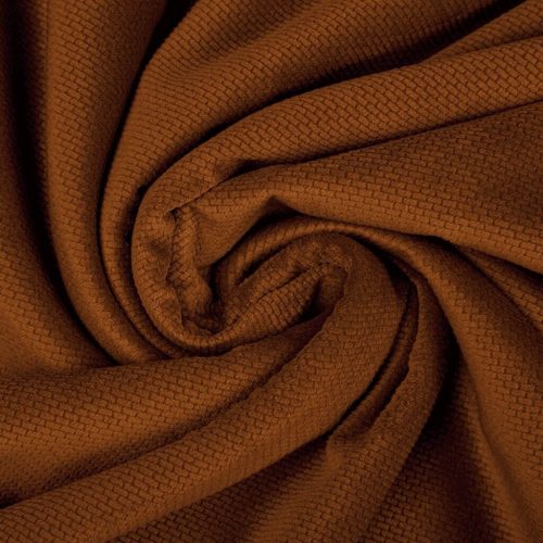 Pretty Fabrics Kávébarna Bársony Velvet Anyag - 220g/m2