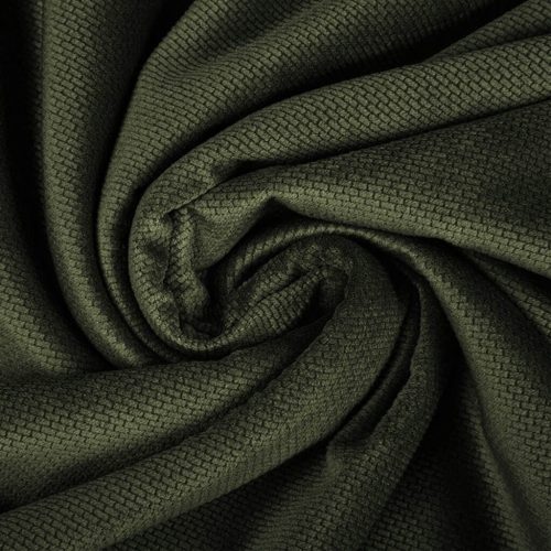 Pretty Fabrics Méregzöld Bársony Velvet Anyag - 220g/m2