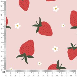 Pretty Fabrics Eper 1 Dizájnos Műbőr Anyag - 600g/m2