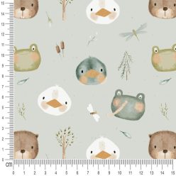 Pretty Fabrics Tóbarátok Prémium Dizájnos Műbőr Ökobőr Vegán Bőr Méteráru Textil Kelme Anyag - 600g/m2